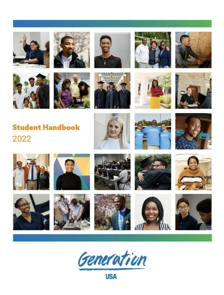 Generation Virtual Handbook 2022 Cover