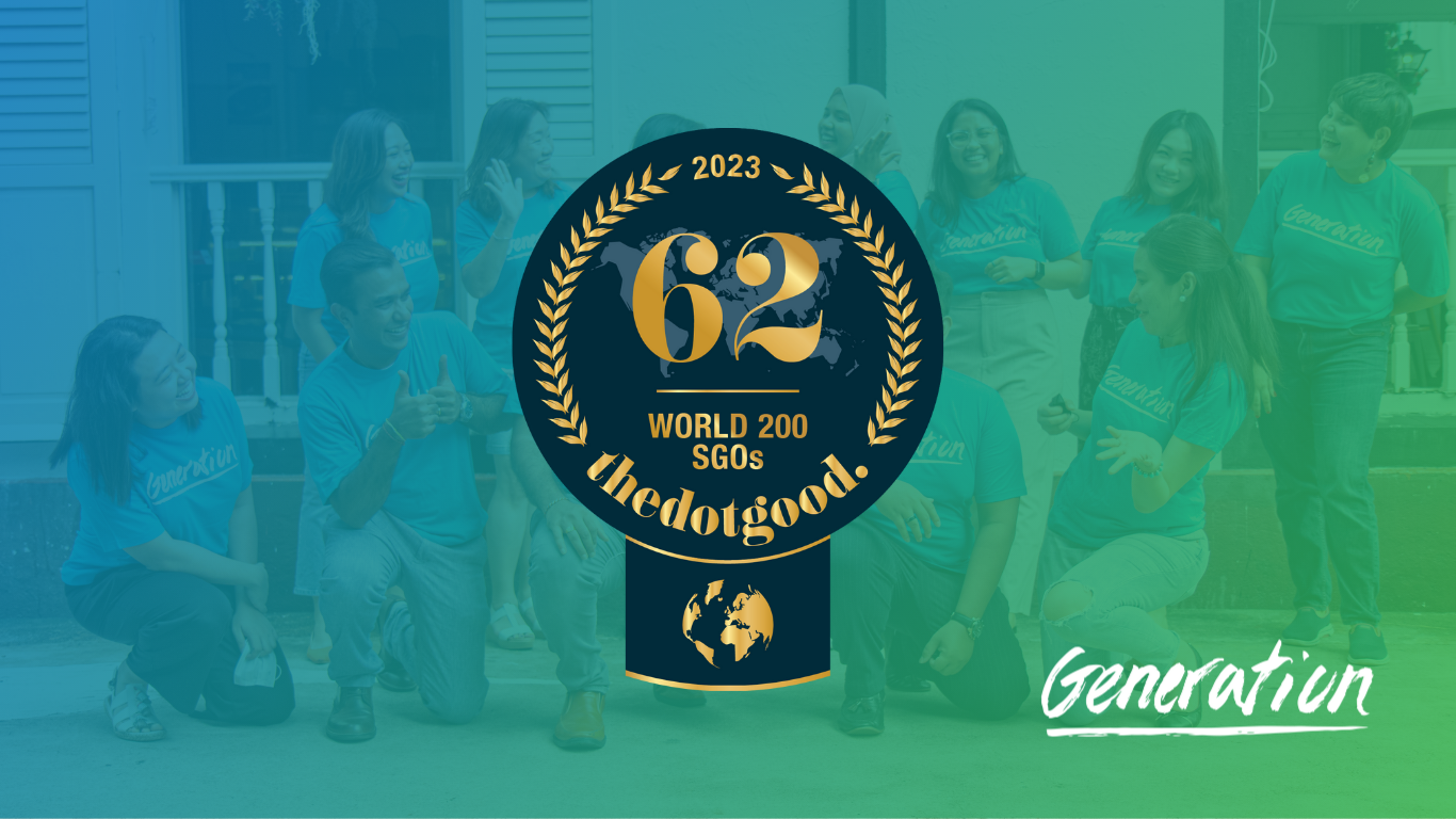 Generation ranks #62 in 2023 list of top 200 social good organizations